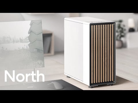 Fractal North Charcoal Black TG Mid Tower