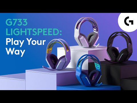Logitech G733 LIGHTSPEED Trådløst Gaming Headset (sort)