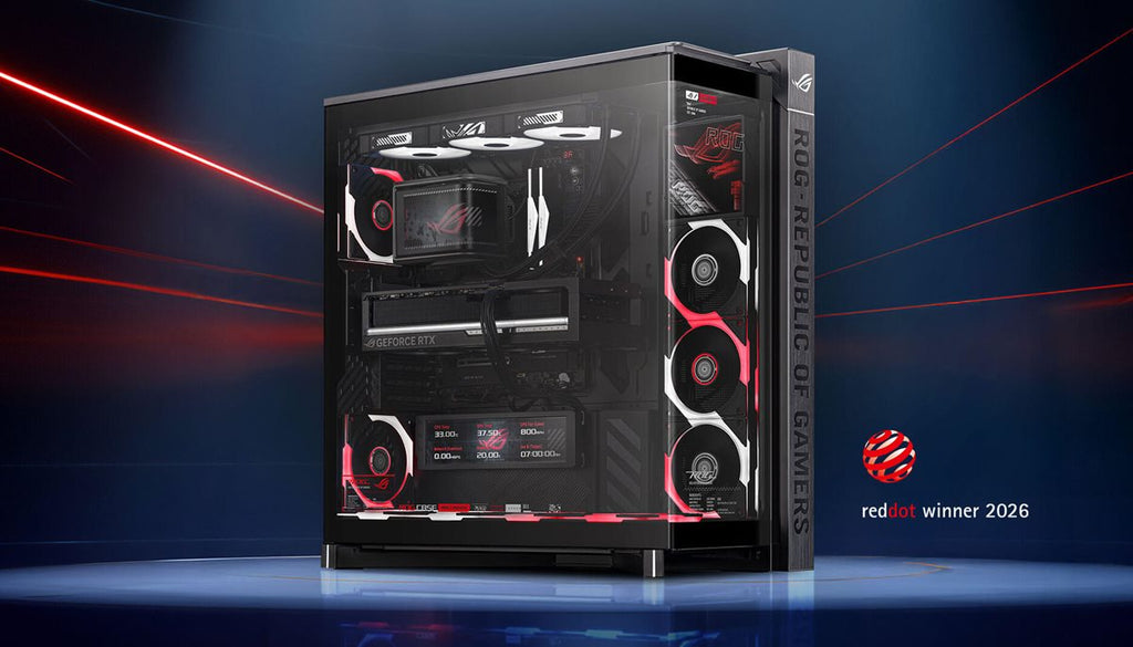 Asus ROG Cronox ARGB Mid Tower E-ATX/ATX/Micro-ATX/Mini-ITX/BFT, Aura Sync, herdet glass